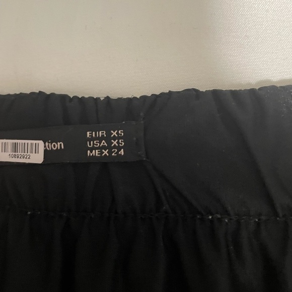 Zara pleated floral printed black midi skirt. Size X- Small - Picture 6 of 7